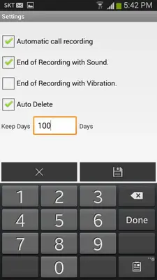 Call Recorder android App screenshot 0